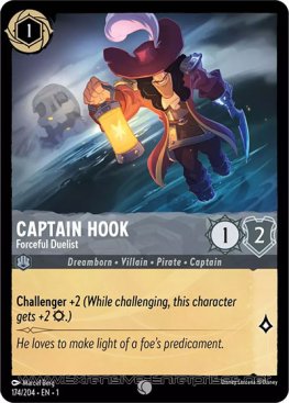 Captain Hook: Forceful Duelist (#174)