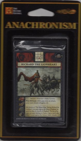 Anachronism Richard the Lionheart, Booster Pack