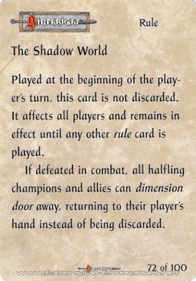 Shadow World, The