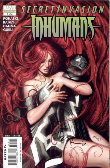 Secret Invasion: Inhumans #1 (Signed by Tom Raney) - Click Image to Close