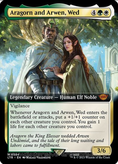 Aragorn and Arwen, Wed (#394)