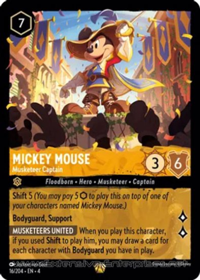 Mickey Mouse: Musketeer Captain (#016)